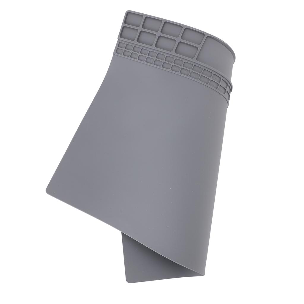 Heat Insulation Silicone Work Mat Multifunctional Non Slip 932 Degrees F High Temperature Proof Repair Work Mat for