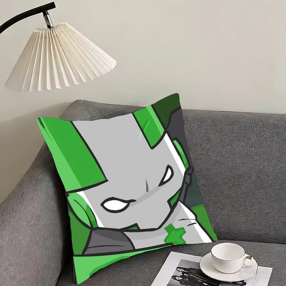 

CCastle CrashersS Game Cushion Cover Pillowcase Ultra Soft Skin Friendly Fabric Cloud Like Comfort Concealed Zipper 30x30cm