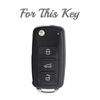 TPU Protector Shell Fob for Volkswagen VW Tiguan Polo Golf MK5 6 Passat Lavida Skoda Octavia Car Smart Key Cover Case Zr9