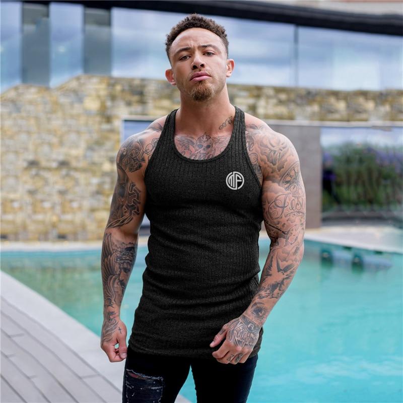 

Летний мужской бренд Do The Work для спортзала, спорта, бодибилдинга и фитнеса, мужской модный дышащий вязаный жилет с круглым вырезом и принтом XXL чёрный