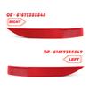 2Pcs Reflective Strips For BMW X1 F48 16D 16I 18D 18I 20D 20DX 25i 28i 2014- Rear Bumper Stop Light 61617355547 61617355548