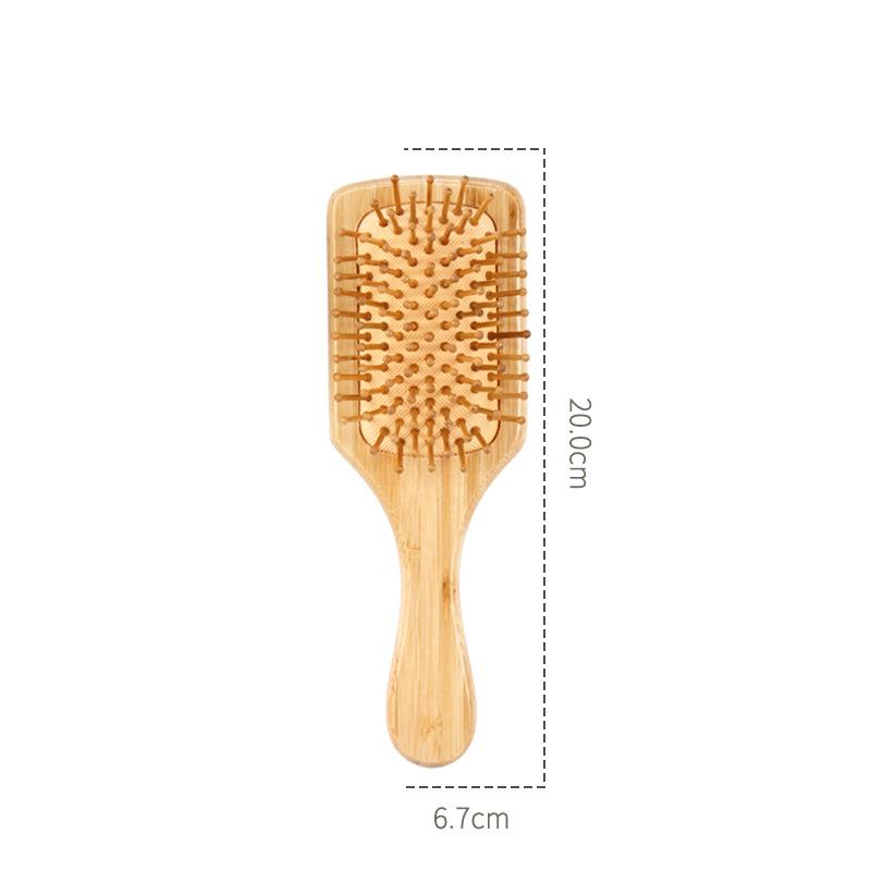 

Натуральная расческа Phyllostachys Pubescens, массажная расческа на воздушной подушке, большая массажная расческа для вьющихся волос, кожи головы 80021