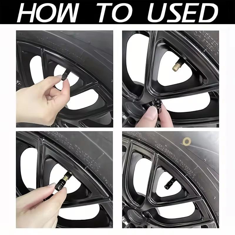4pcs Aluminum Alloy Car Wheel Tire Valve Caps Tyre Rim Stem Covers Dustproof Tire Cap For Honda Toyota Seat VW Ford Accessories BT1