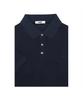 Dagseusyeocheu Cotton Blend Short Sleeve Collared Knit Navy_Dls1Swts150N1