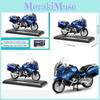 Alloy Simulation Blue Motorcycle Model Toy For Collection And Display