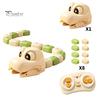 Magnetic Snake Toy 1/2 Sets Remote Control Toy, 2 Players Competitive Eating Itself Parent-Child Interactive for Toddlers Boys Girls Electronic