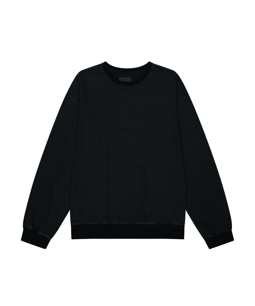 ENDOOR Vintage Stripe Sweatshirt (Vtg Black)