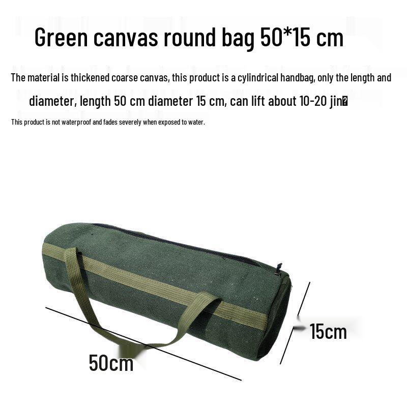 Large Capacity Multifunctional Thickened Canvas Tool Bag