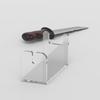 Acrylic Knife Display Stand Knife Collection Display Rack Holder for Single