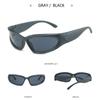 Popular Women's Sunglasses Punk Sunglasses Unique Sports Sun Glasses Men UV400 Goggle Shades Mirror Colorful  Eyewear