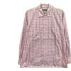 Individualized Shirts Pink Gold Check MOJITO FIT Open Collar Shirt Tops S pinkUsed