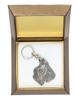 Schnauzer I - Silver-plated Pendant with a Dog In a Decorative Box, Handbag Decoration, Backpack Pendant by Art-Dog Brand