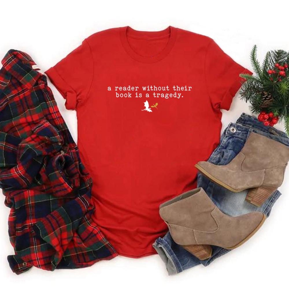 Dragon T-Shirt Reader Without Their Book Tshirt Fourth Wing Shirt Unisex Short Sleeve Graphic Tees Bookish Gift Women Clothes