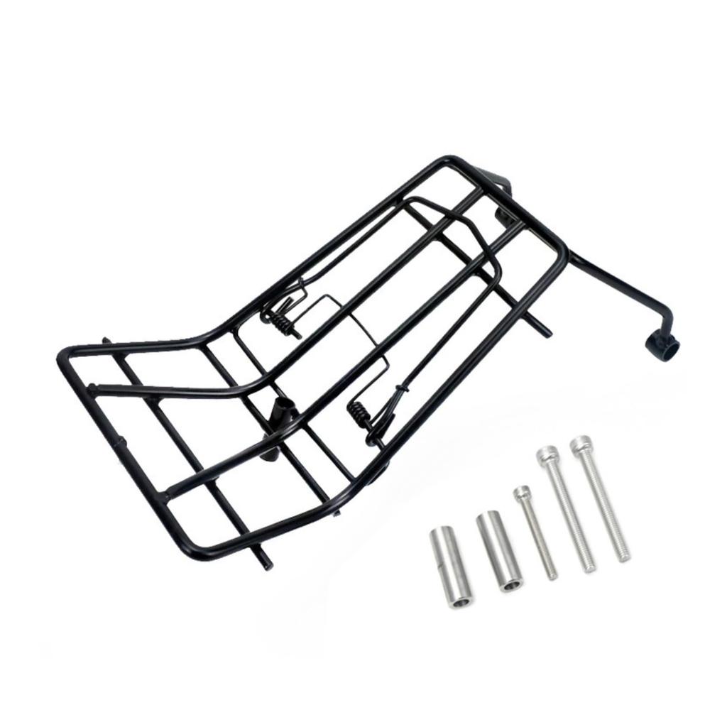 Compatible with Honda CT125 Hunter Cub Center Carrier Steel Construction with Black Cathodic Compatible with (JA65/JA55) - (1 Piece), Electrocoating.