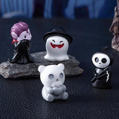 Halloween Ghost Devil Wizard Figurine Miniature Landscape Decoration Diy Home Decoration Accessories Desktop Small Ornament Gift