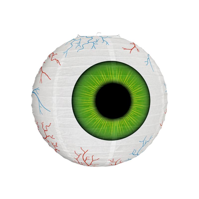 

Хэллоуин Глазное яблоко Фонарь Украшение Тематическая вечеринка Бумажный фонарь Декор комнаты Подвесное украшение Праздничный праздник Домашняя вечеринка Принадлежности зелёный