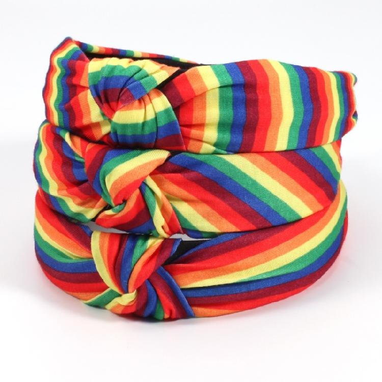 Fashionable Hairbands Pride Rainbow LGBTQ Headband Headpieces for Everyday Wear