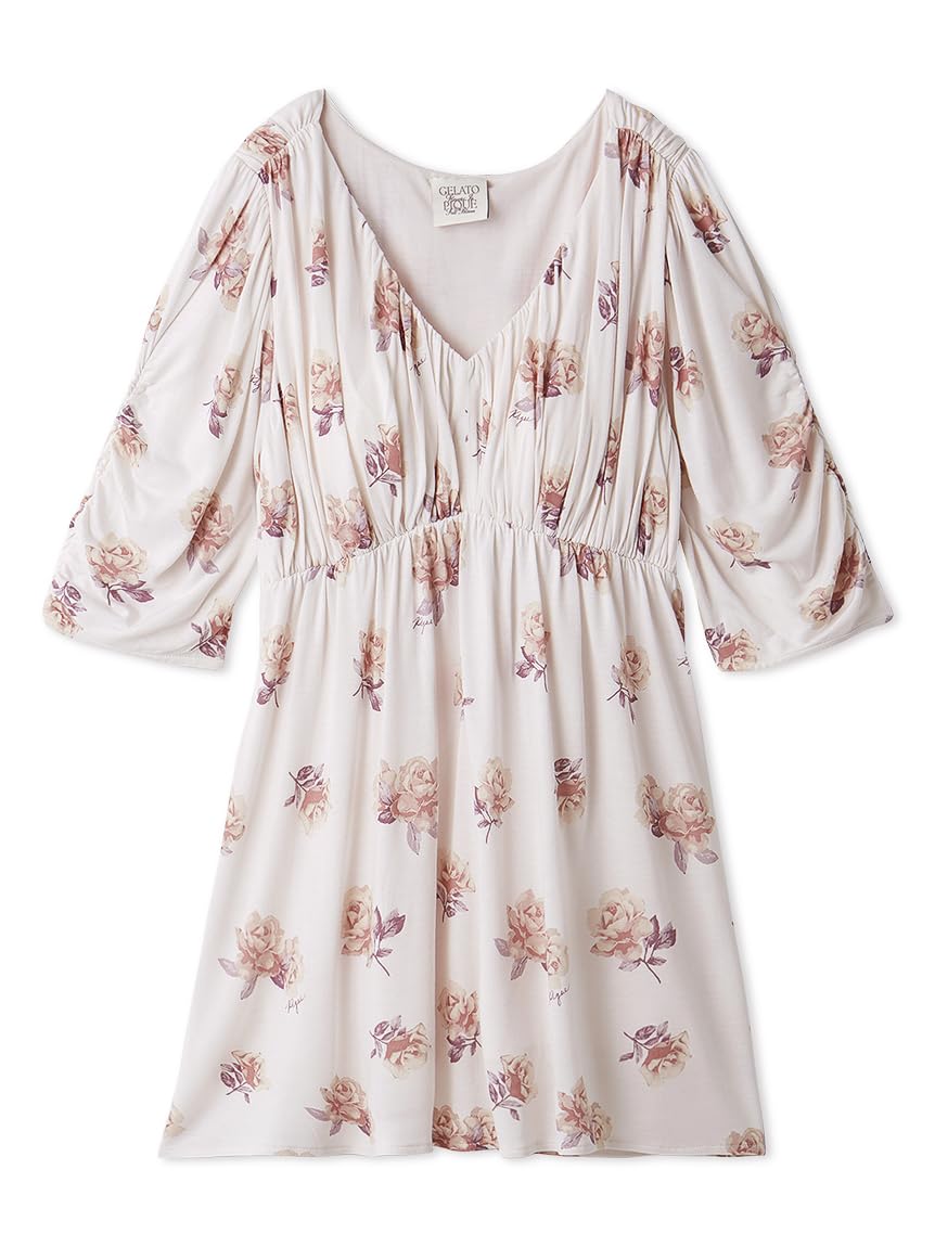 

Gelato Pique Day Rose Pattern Pullover PWCT252235 CORAL F Mother s Cup-in Women s