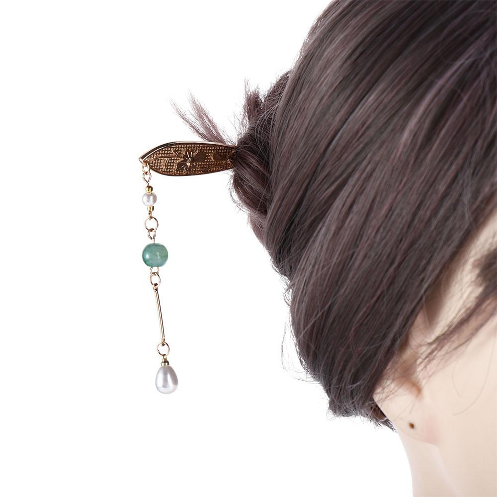 For Ladies Chinese Style Gift Pearl Hair Accessories Hairpins Tassel Hair Stick Women Hair Fork