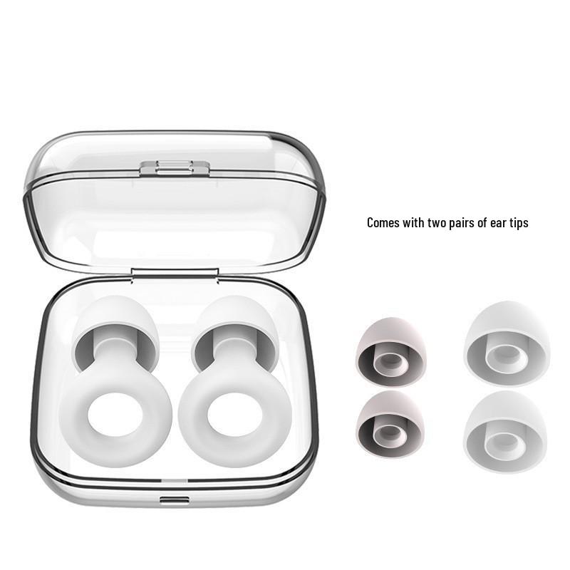 Silicone Soundproof Earplugs for Sleep & Travel - Noise Reduction for Dorms & Airplanes
