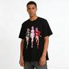 Christmas Theme Girl Group Print Casual Tops Festive Loose Base Shirts Unisex Trendy Tees Pure cotton T-shirt