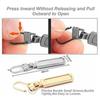 5 Pcs Zipper Slider Puller Universal Replacement Zipper Puller Instant Zipper Repair Kit for Broken Buckle DIY Craft Sewing Accessoriy