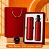 Custom Logo 7-in-1 Business Gift Set Power Bank Bluetooth Speaker Vacuum Flask 304 Stainless Steel Silver Gift Box