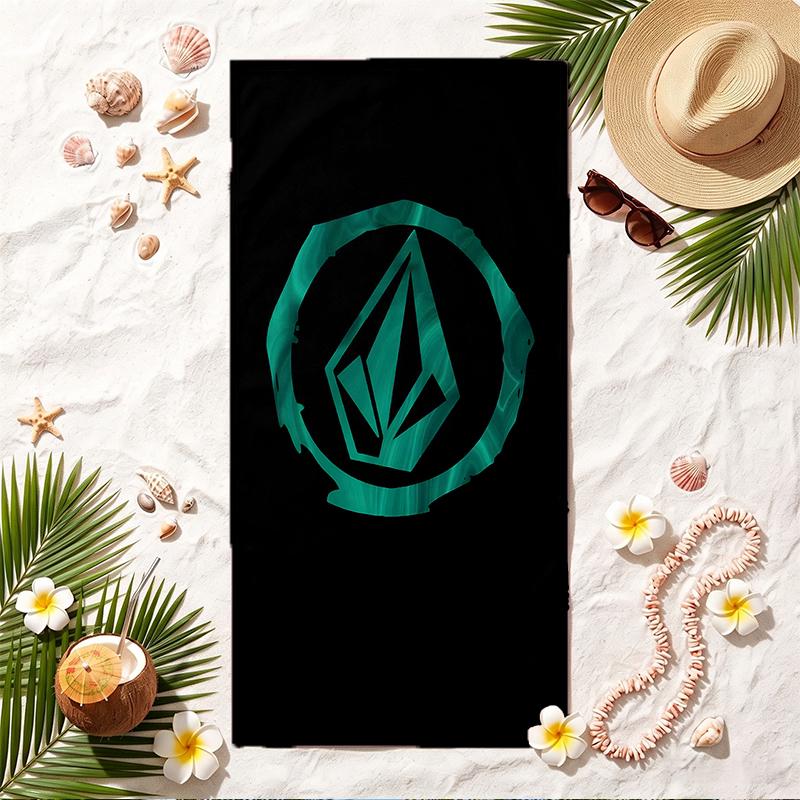 V-VOLCOM Soft Beach Towel Stylish Beach Pool Towel for Summer Seaside Vacation Travel
