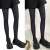Women Japanese Style JK Vintage Floral Pattern Tights Winter Fall Sweet Girl Jacquard Silky Pantyhose Stockings Leggings