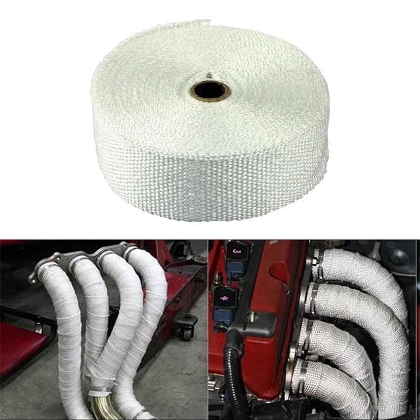Fiberglass Basalt Exhaust Pipe Heat Insulation Wrap, 2 inch x 10 meters