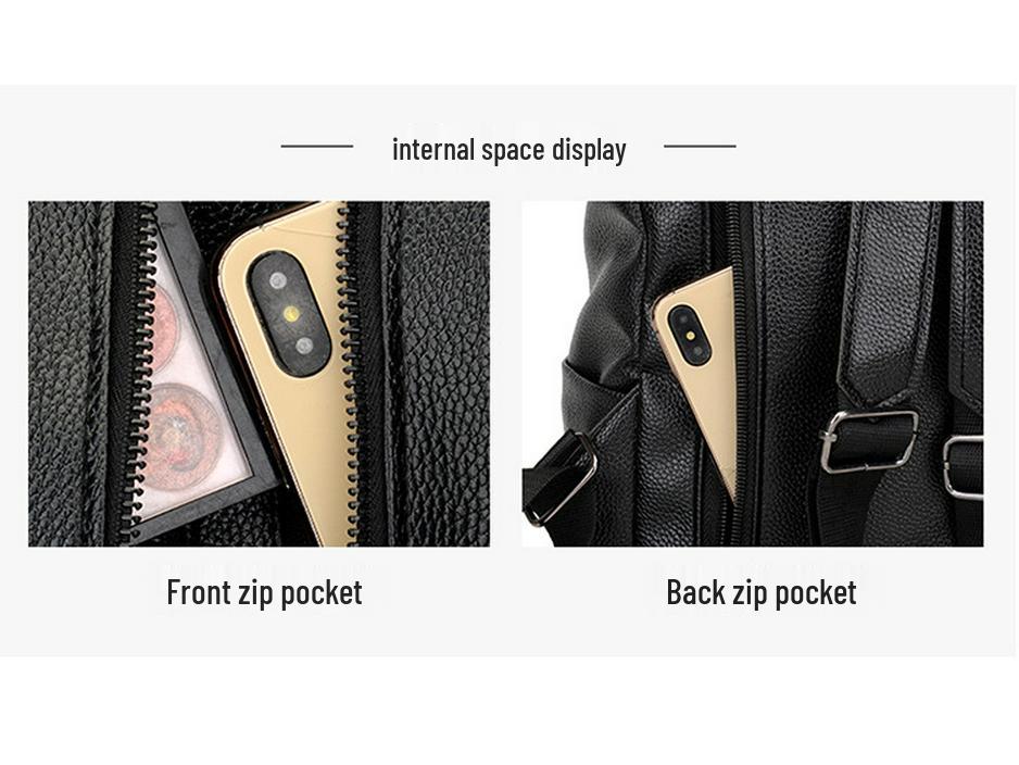 Korean Style Women's Backpack 2024: Trendy, Large Capacity, Soft Leather for Casual Outings & Travel