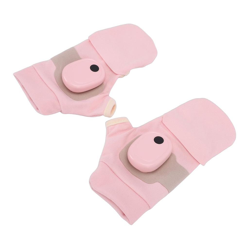 Electric Heated Gloves Rechargeable Quick Heating Portable Heated Gloves for Indoor Outdoor Winter Use Pink