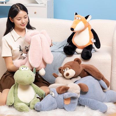 Cute Cute Bear Elephant Doll Plush Toy Fox Rabbit Crocodile Doll Children Soothing Doll