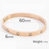 Gold Stud Plated Bangle Created With Zircondia Crystals Women Decoration Jewelry
