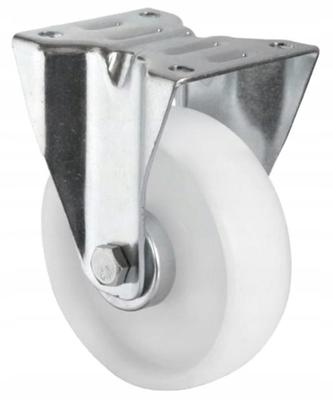 Fixed Plastic Caster 100 Mm Roller Bearing