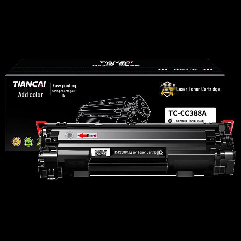TIANCAI TC-CC388A Compatible Black Toner Cartridge