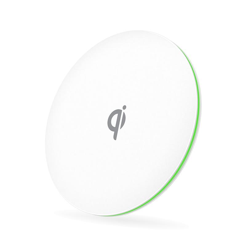 

Универсальное мобильное беспроводное зарядное устройство Qi EPP 15 Вт быстрое портативное зарядное устройство быстрая зарядка для iPhone 12 Pro Max Samsung Note 20 белый