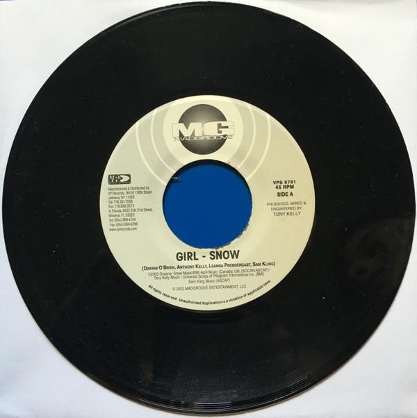 

7inch Record SNOW / SNOW, JELLEESTONE - Girl / That s My Life VPS8781 Madgroove Produ 2002 Jamaica Reggae, Ska & Dub Used
