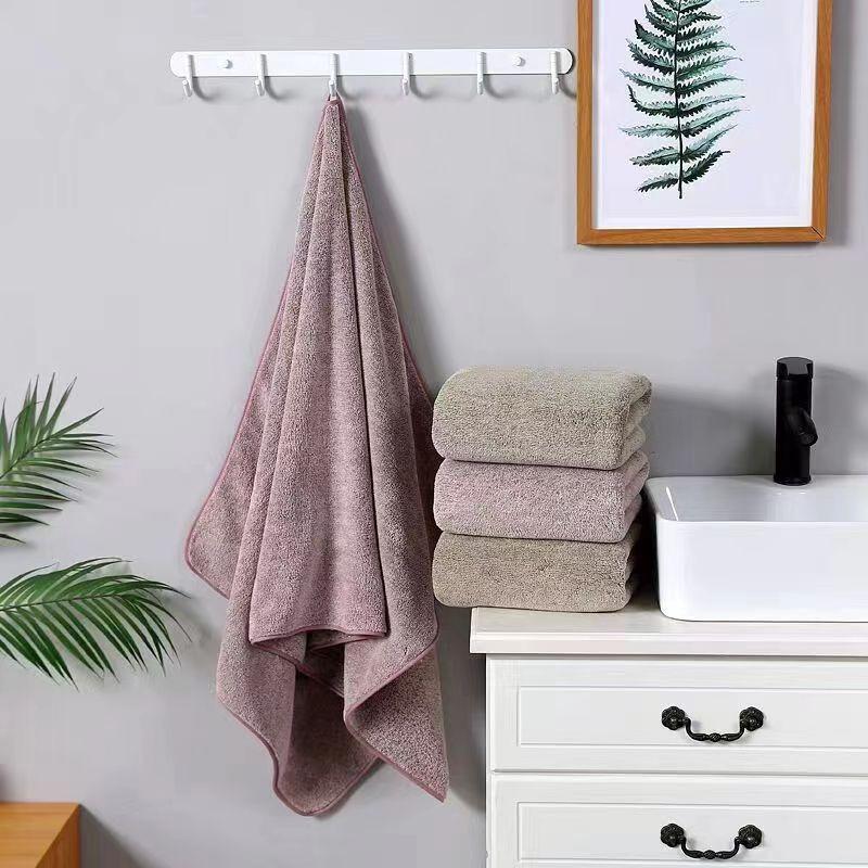 Thickened Coral Fleece Towel Bath Towel Set Skin-friendly Absorbent Home Travel Beach Washcloth Hotel Beauty Salon Barber Shop Applicable Toiletries