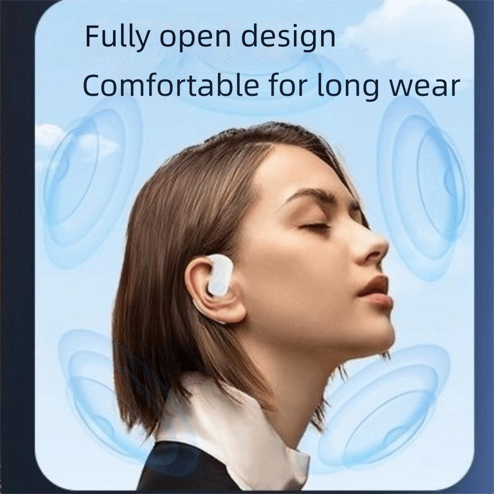 Long Standby Ear Hook Headset Surround Sound Bluetooth Headset  Handsfree Calling