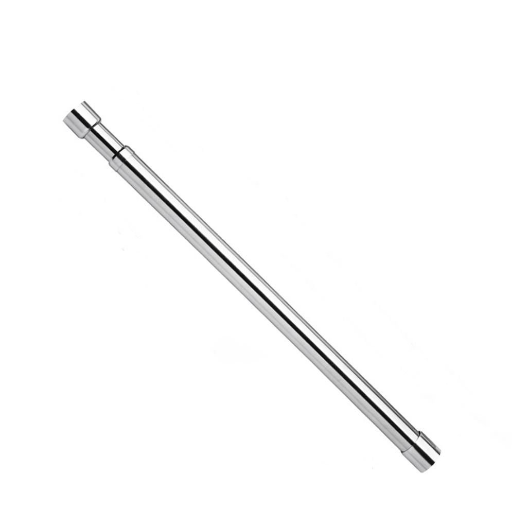 Tykket rustfritt stål garderobeskap Teleskopstang Justerbar klær Hengestang Balkong Soverom Flerbruks klær tørkestativ