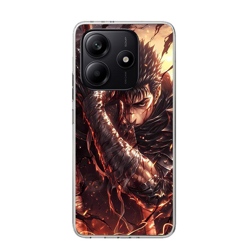 G-Guts B-Berserks Anime Phone Case For Xiaomi Redmi Note 15 14 13 12S 12 Pro Plus 11S 11E 11 11T 10S 10 Art Soft Pattern Cover R