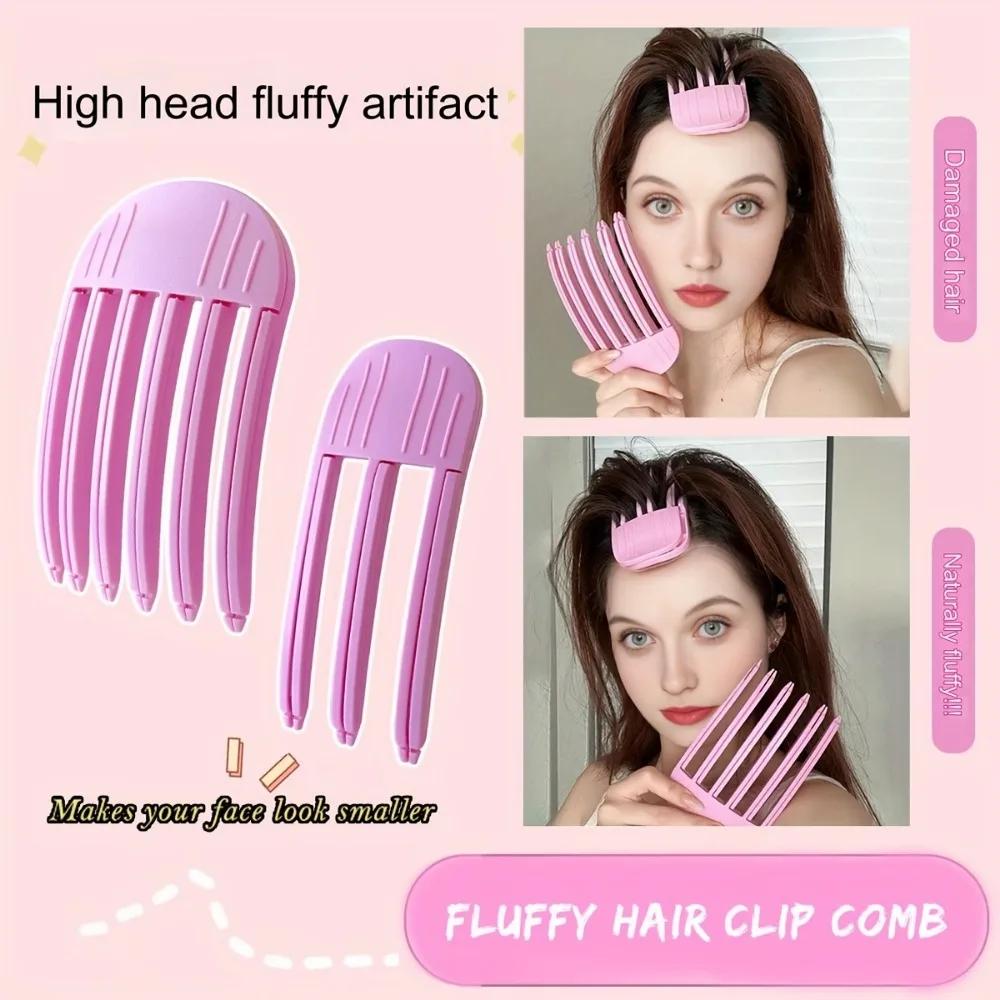 Flauschige Haarnadel, Locken-Pony-Clips, Haarwurzeln, voluminöse Haarclips, Lockenwickler für Frauen mit fester Form, modischer Volumen-Haarroller