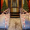 Christmas Candy Cane Pathway Markers Lights Set Warm White Xmas Indoor Outdoor Decorations JOYFY 16 of 12 with for and Entertaining Play Safe