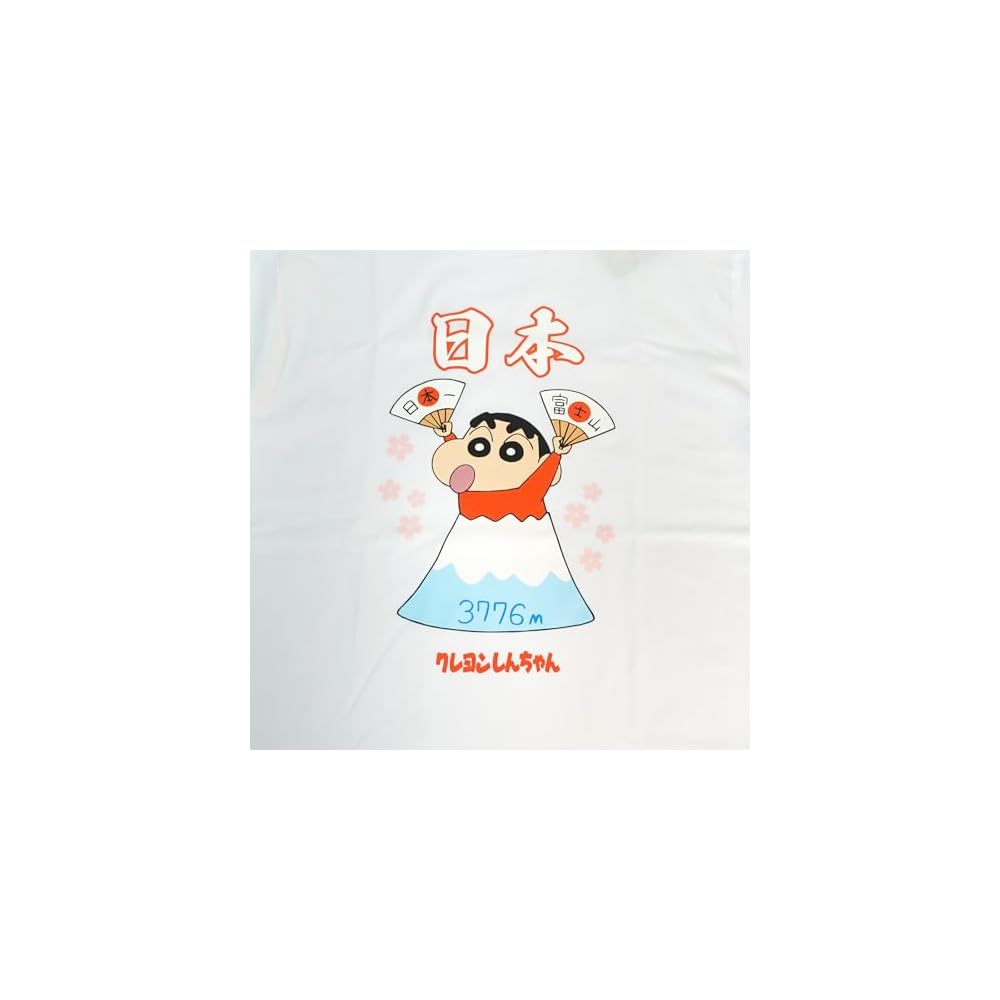 [Fineplus] T-shirt, Short-sleeved, Crayon Shin-chan, Mt. Fuji, Local Character Goods.