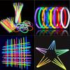 Multicolor Neon Glow Stick8Inch100-200SupportLEDLight stickDIYNecklace Bracelet Birthday Wedding Halloween Party Gift Decoration