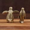 Funny Brass Standing Little Penguin Statue Desktop Decorative Trinkets Creativity Marine Animal Cute Craft Collection Children