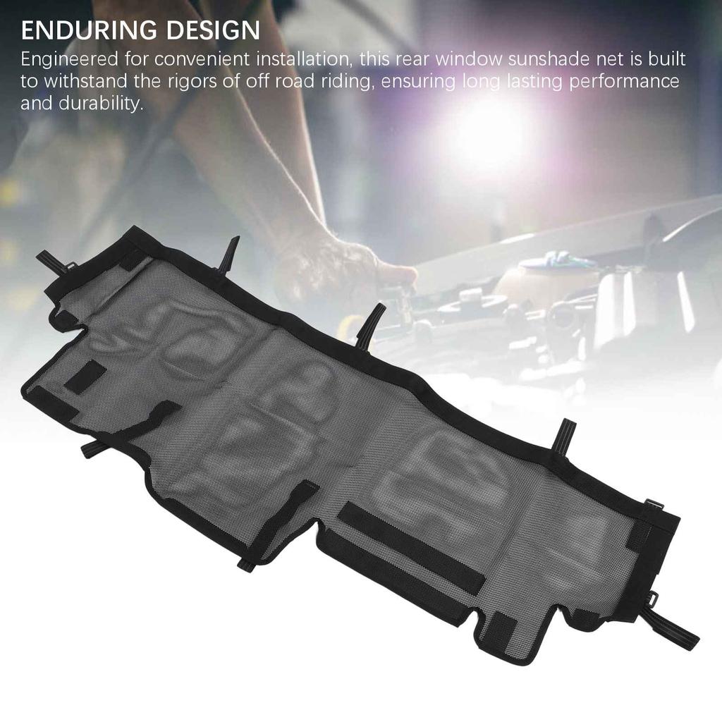 Windshield Mesh Rear Window Net Sun Blocker Oxford Cloth Rear Window Netting Sunshade Mesh Replacement for Maverick X3