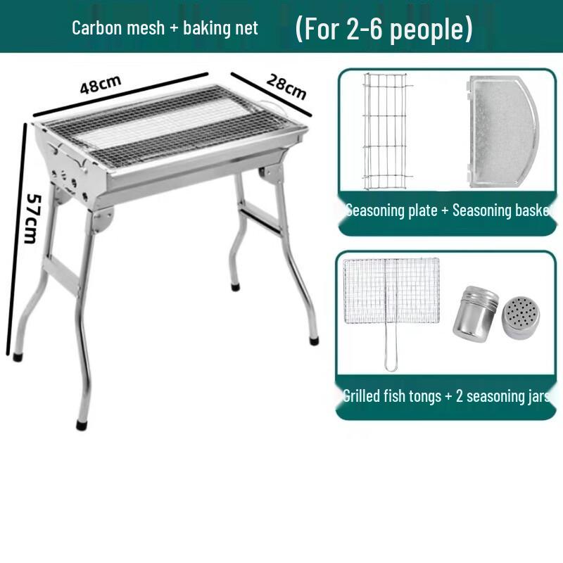 Zhishi Foldable Outdoor Charcoal Grill