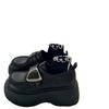 Muffin platform small leather shoes women's shoes new 2025 autumn black thick heel retro British style loafers jk single shoes